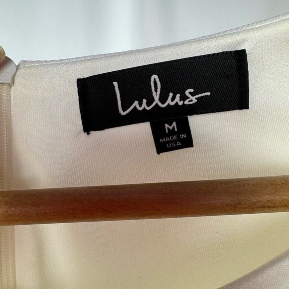 Lulus Sheer Factor Mesh Skater‎ Dress in White Size Medium - Picture 6 of 10